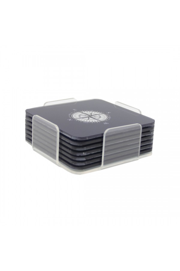 KUZEY YILDIZI DESENLİ BARDAK ALTLIĞI SETİ 